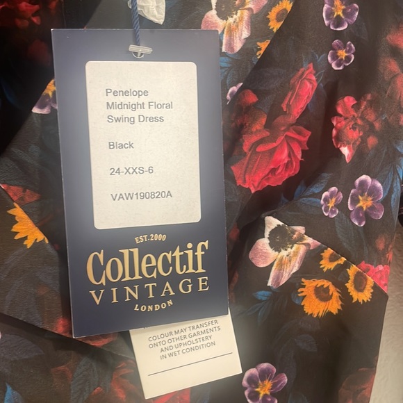 Floral A-Line Dress - Picture 4 of 4